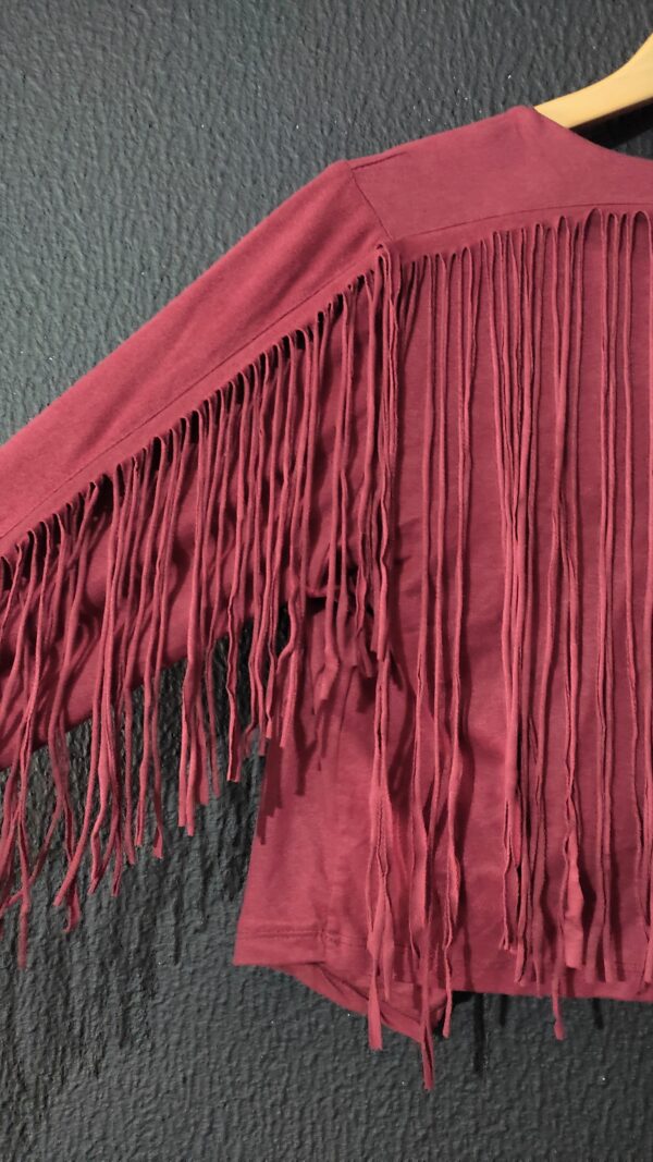 Red ruffled Jacket - Image 2